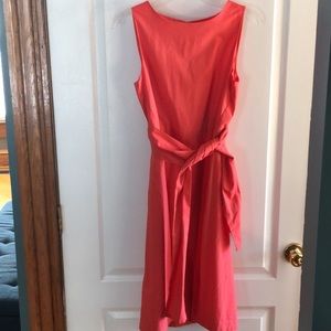 Ann Taylor Factory Sleeveless A-line Coral Dress